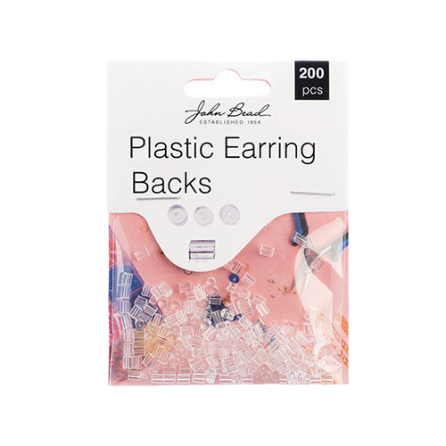 Plastic Earring Backs 200 pieces