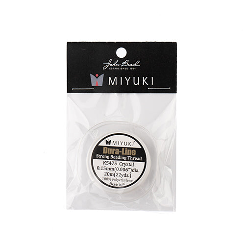 Miyuki Dura-Line 20m Clear 0.15mm Strong  Beading Thread