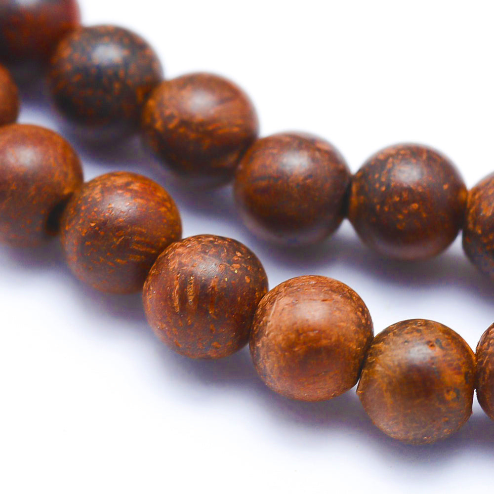 Natural Rosewood Beads 8mm
