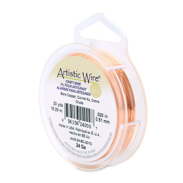 Artistic Wire 24 Gauge 20 Yards Assorted Color