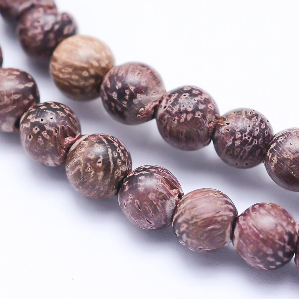 Natural Sandalwood Beads Strands, Round 8mm