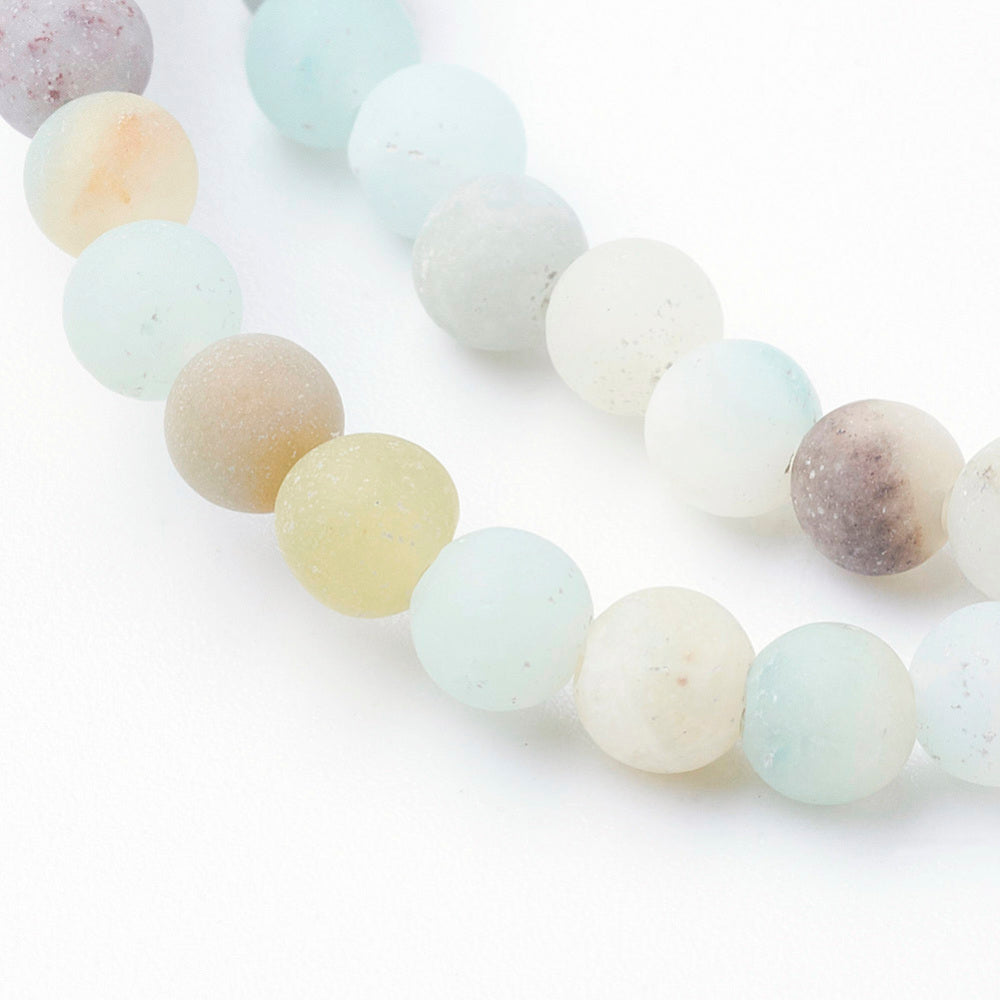 Amazonite Multicolor Frosted 8mm in