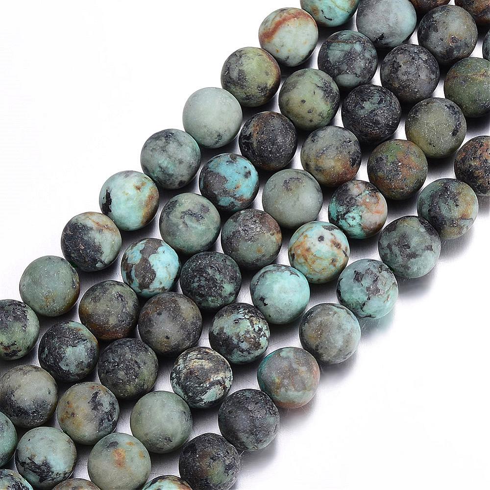 African Turquoise Frosted