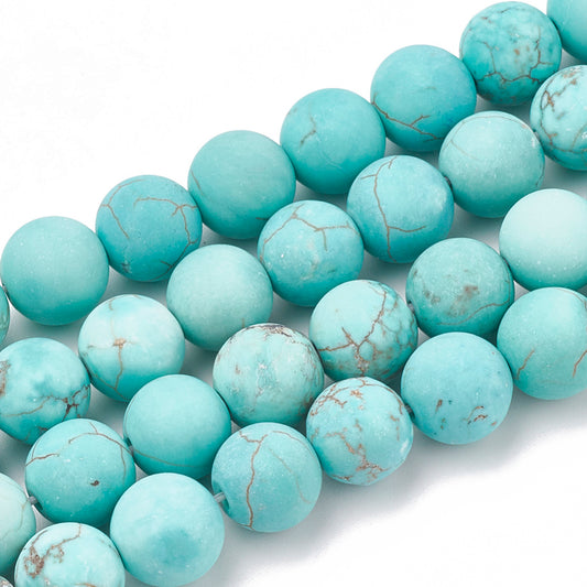 Howlite Turquoise Frosted