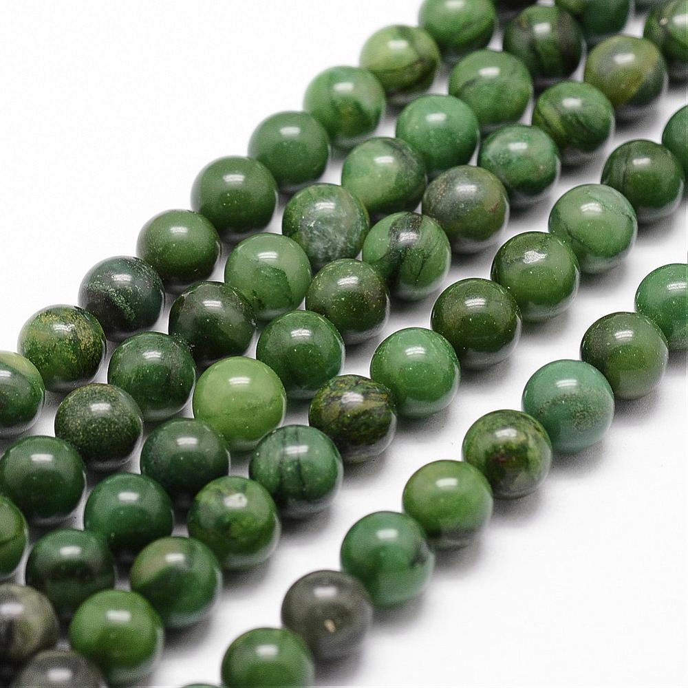 African Jade Gemstone Beads
